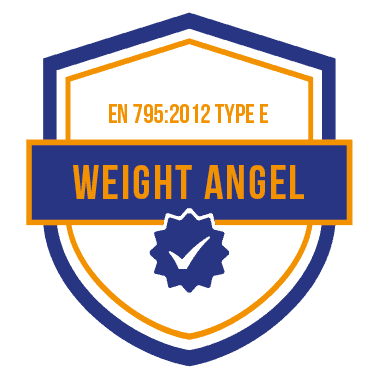 Keurlogo van Weight Angel ankerpunt. Dakveiligheid Nederland